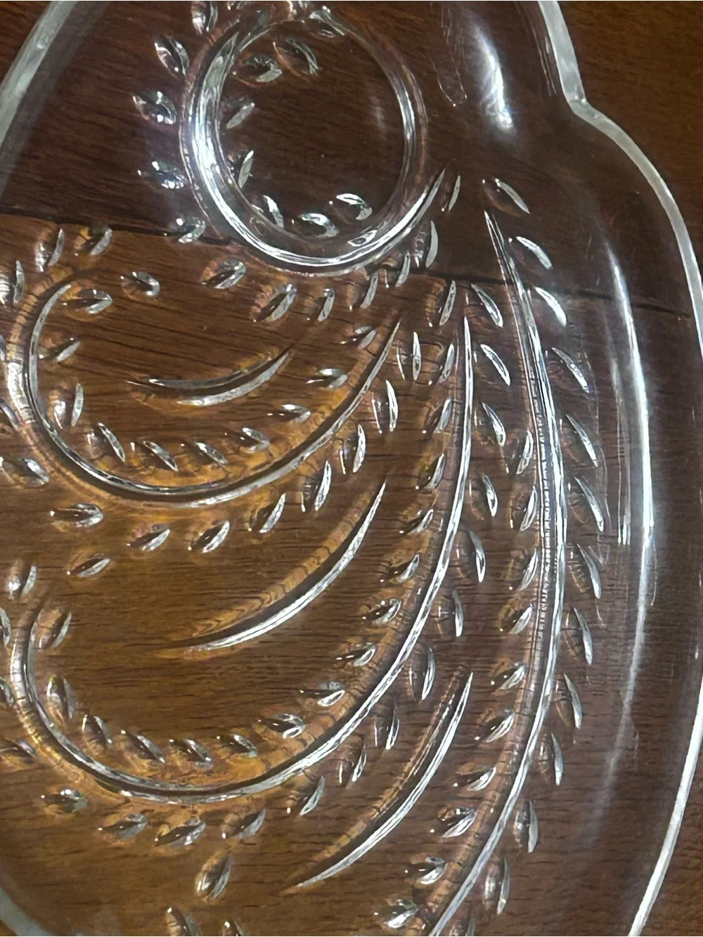 Vintage luncheon glass plate and cup